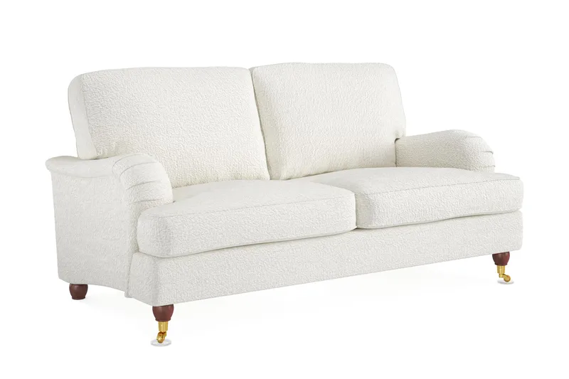Howard Lyx 2-sits Soffa i Bouclé - Vit - Möbler - Soffa - Howardsoffor