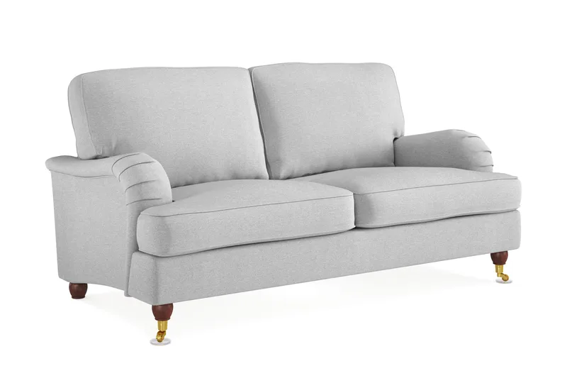 Howard Lyx 2-sits Tygsoffa - Ljusgrå - Möbler - Soffa - Howardsoffor