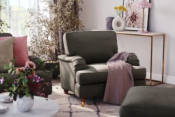 Howard Lyx 3-sits Manchestersoffa - Mörkgrå - Möbler - Soffa - Howardsoffor
