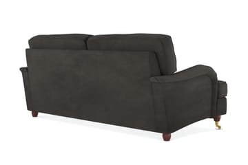 Howard Lyx 3-sits Manchestersoffa - Mörkgrå - Möbler - Soffa - Howardsoffor