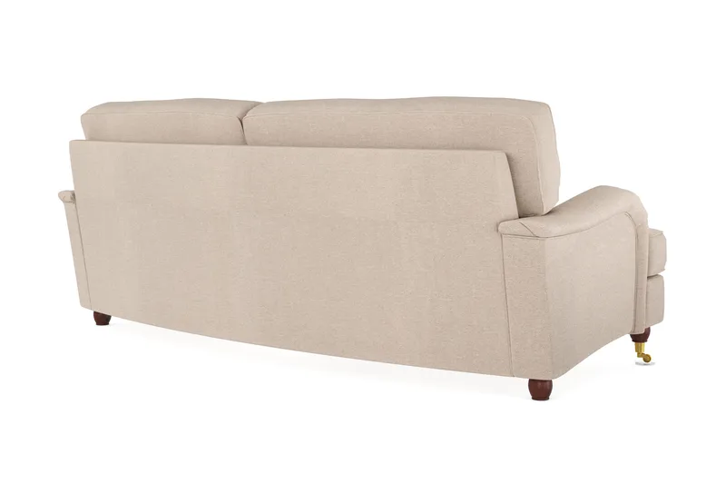 Howard Lyx 3-sits Svängd Tygsoffa - Beige - Möbler - Soffa - Howardsoffor