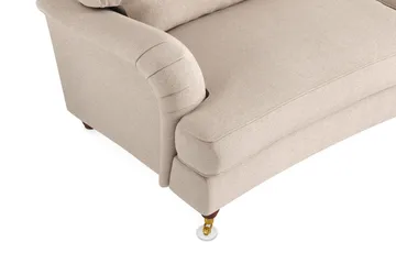 Howard Lyx 3-sits Svängd Tygsoffa - Beige - Möbler - Soffa - Howardsoffor