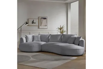 Hungirr Soffa med Divan 4-sits - Grå - Möbler - Soffa - 4 sits soffa