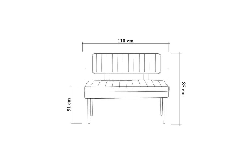 Valsot Soffa 90 cm - Brun/Green - Möbler - Soffa - Kökssoffa & pinnsoffa