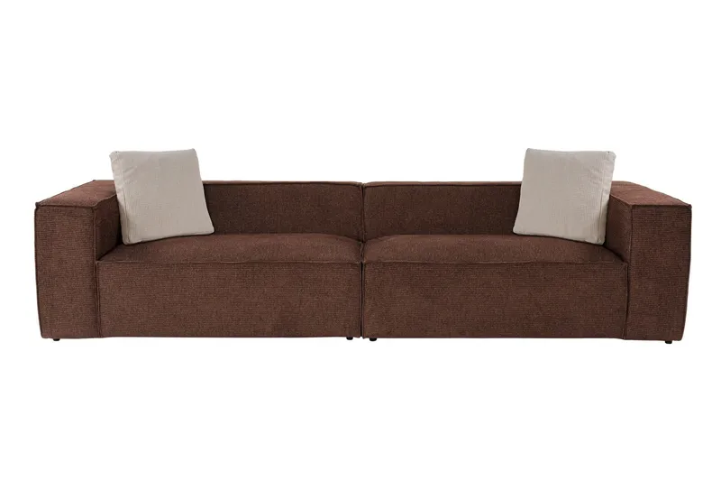 Kaolins Soffa 3-sits, Brun
