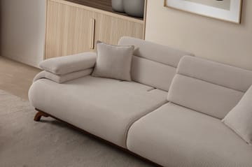Kelnor 3-sits Soffa 246x81x97 cm - Beige - Möbler - Soffa - 3 sits soffa