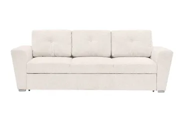 Leia 3-sits Bäddsoffa i tyg - Beige - Möbler - Soffa - Bäddsoffa