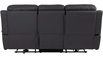 Livaro Reclinersoffa 3-sits Elektrisk - Svart - Möbler - Soffa - 3 sits soffa