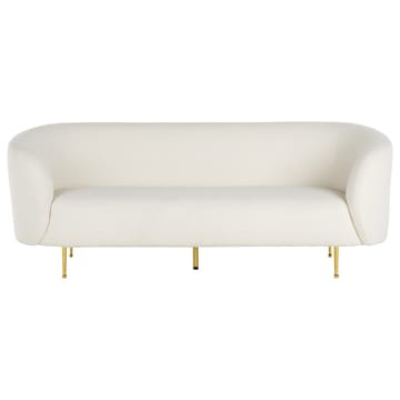 Loen 3-sits Svängd Soffa i Bouclé - Offwhite - Möbler - Soffa - 3 sits soffa