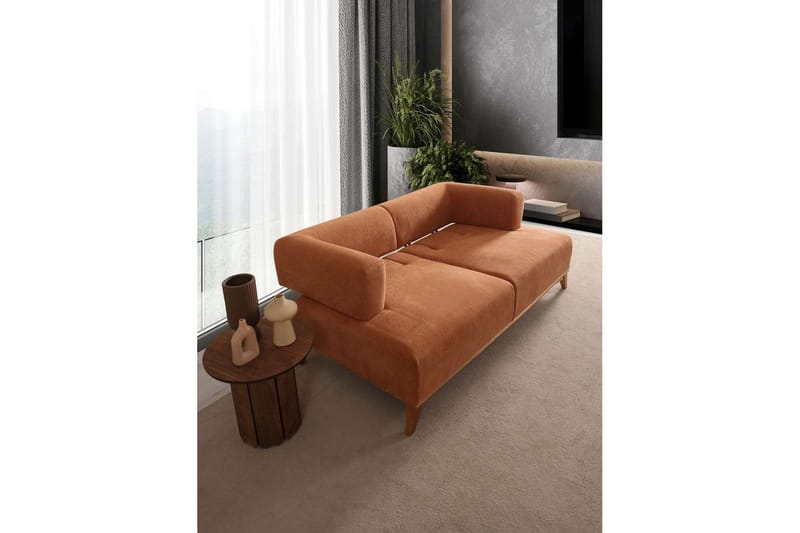 Malkiat Soffa 2-sits - Orange - Möbler - Soffa - 2 sits soffa