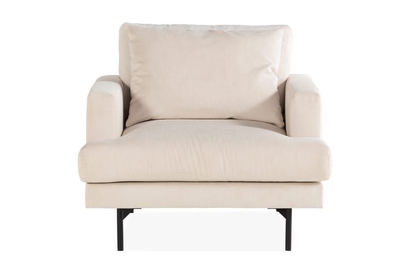 Menard Soffgrupp 4-sits Vänstervänd L-formad Schäslongsoffa + Stor Fåtölj i Manchester - Beige - Möbler - Soffa - Soffgrupp