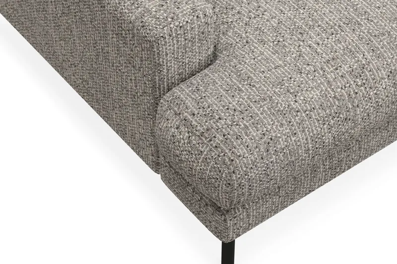 Menard Premium 4-sits Djup Soffa i Chenille - Grå - Möbler - Soffa - 4 sits soffa