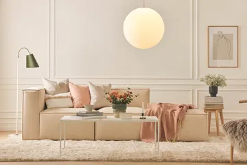 Cubo 1-sits Vänstermodul i Tyg 108 cm bred - Beige - Möbler - Soffa - Modulsoffor - Övriga moduler till modulsoffa