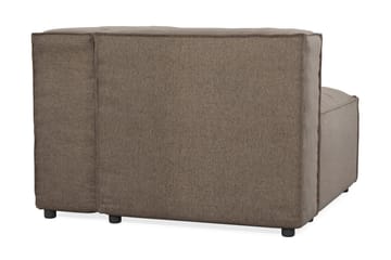 Cubo 1-sits Högermodul i Tyg 108 cm bred - Grå - Möbler - Soffa - Modulsoffor - Övriga moduler till modulsoffa