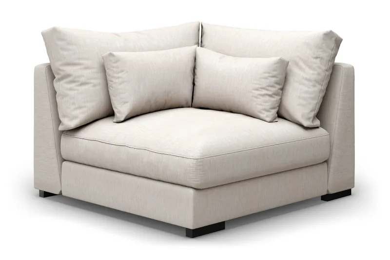 Dubai Hörnmodul Extra Djup, Beige