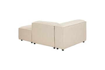 Hörnsoffa till vänster Ardal Beige/svart - Beige/svart - Möbler - Soffa - Modulsoffor - Hörnmodul
