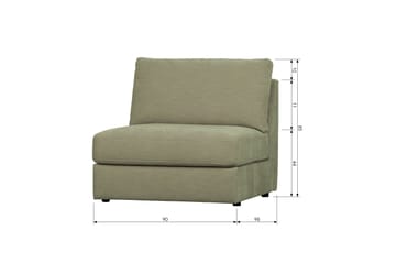 Kielstra Mittmodul - Grön - Möbler - Soffa - Modulsoffor - Mittmodul