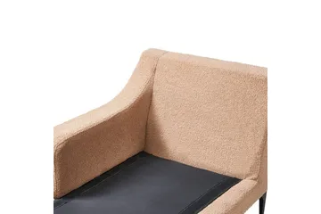 Schäslong Ewron Beige, svart, Högervänd - Beige, svart, Högervänd - Möbler - Soffa - Modulsoffor - Övriga moduler till modulsoffa