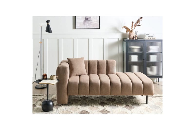 Schäslong Lannils Brun, Svart, Vänstervänd - Brun, Svart, Vänstervänd - Möbler - Soffa - Modulsoffor - Övriga moduler till modulsoffa
