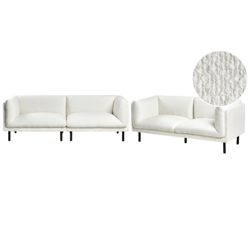 Soffgrupp Vorgod Bouclé - Off-White - Möbler - Soffa - Soffgrupp