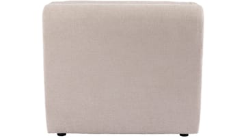 Valdoro Mittmodul i tyg 87 cm - Beige - Möbler - Soffa - Modulsoffor - Mittmodul