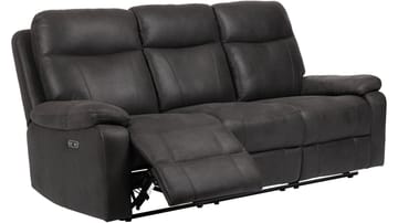 Norvian Reclinersoffa 3-sits Elektrisk - Svart - Möbler - Soffa - 3 sits soffa