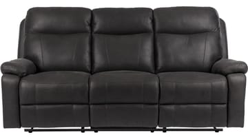 Norvian Reclinersoffa 3-sits Elektrisk - Svart - Möbler - Soffa - 3 sits soffa