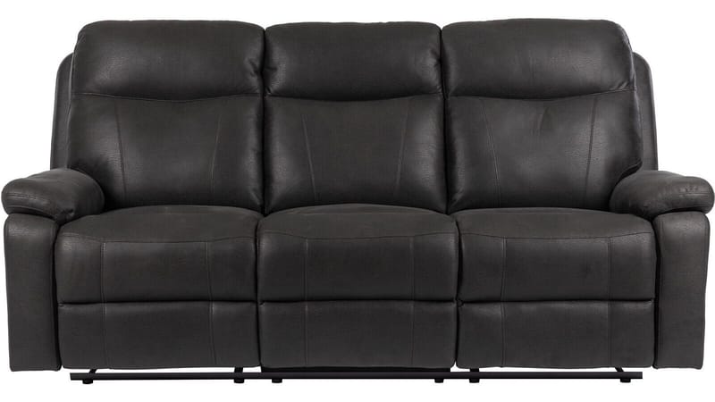 Norvian Reclinersoffa 3-sits Elektrisk - Svart - Möbler - Soffa - 3 sits soffa