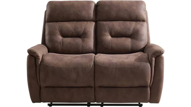 Novira 2-sits reclinersoffa Elektrisk - Brun - Möbler - Soffa - Skinnsoffor