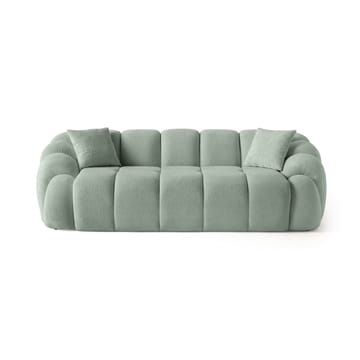 Octavio 3-sits Soffa Bubblig i Tyg - Turkos - Möbler - Soffa - 3 sits soffa