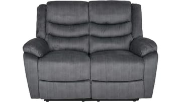 Olvani 2-sits Reclinersoffa i tyg elektrisk - Grå - Möbler - Soffa - Biosoffa & reclinersoffa - 2 sits biosoffa & reclinersoffa