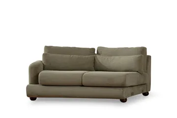 Relento Svängd Soffa 4-sits - Grön - Möbler - Soffa - 4 sits soffa