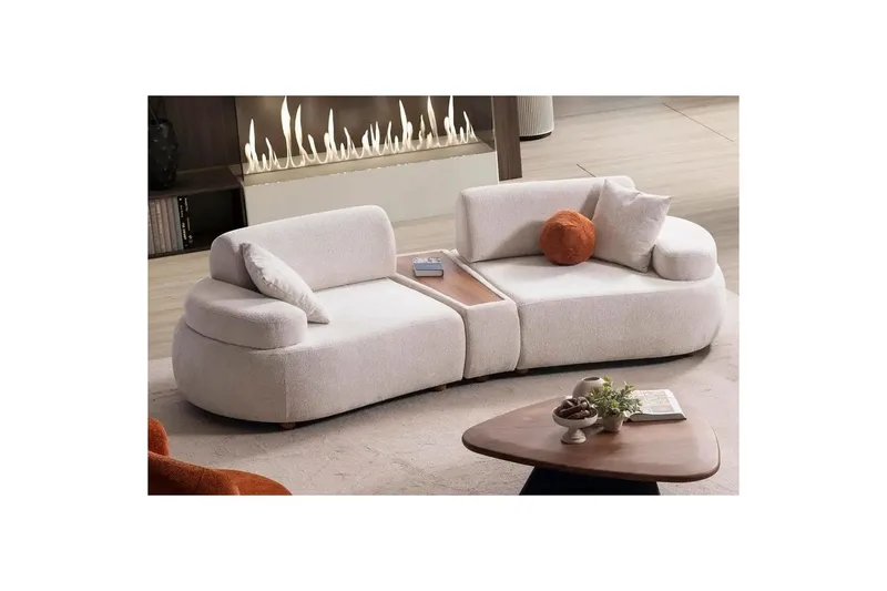 Rio Soffa 2-sits, Krämvit