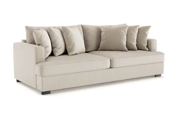 Rossita 4-sits Djup Soffa i Manchester - Greige - Möbler - Soffa - 4 sits soffa
