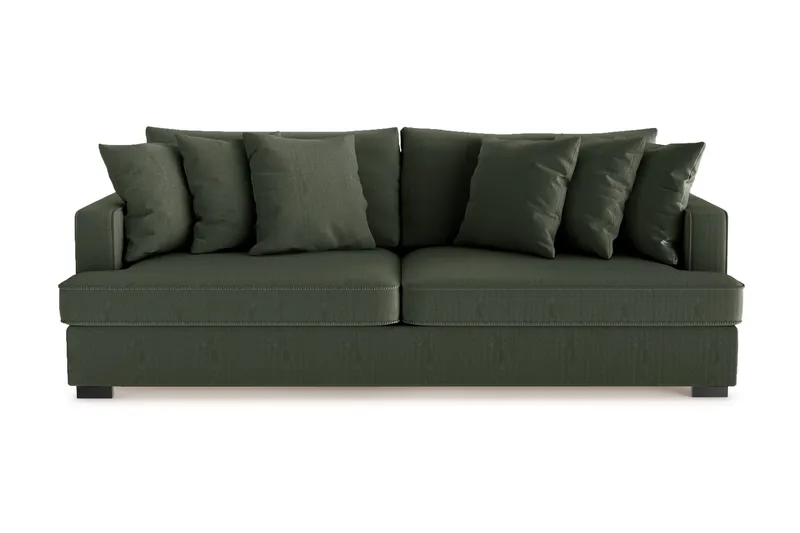 Rossita 4-sits Djup Soffa i Manchester, Mörkgrön