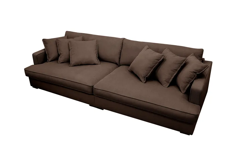 Rossita Lyx 3,5-sits Extra djup Soffa i Manchester - Brun - Möbler - Soffa - 4 sits soffa