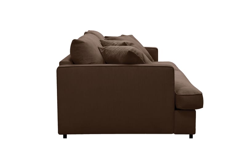 Rossita Lyx 3-sits Extra djup Soffa i Manchester - Mörkbrun - Möbler - Soffa - 3 sits soffa