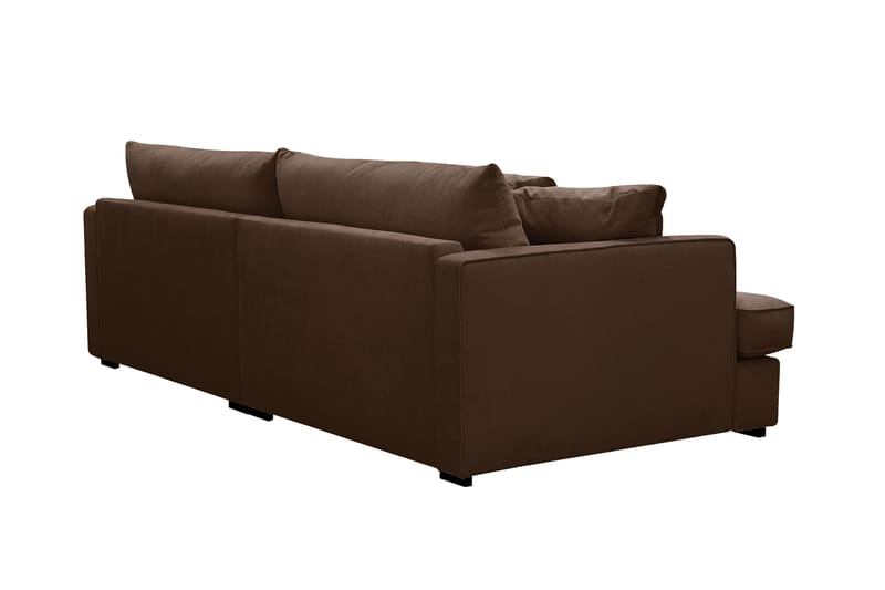 Rossita Lyx 3-sits Extra djup Soffa i Manchester - Mörkbrun - Möbler - Soffa - 3 sits soffa