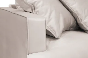 Rossita Lyx 5-sits Högervänd U-formad Extra djup Soffa med Divan och Schäslong i Sammet - Beige - Möbler - Soffa - U-soffa