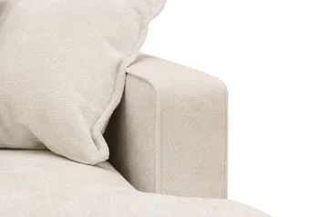 Rossita Lyx 6-sits Vänstervänd U-formad Extra djup Soffa med Divan och Schäslong i Chenille - Trenza 06, Beige Chenille - Möbler - Soffa - U-soffa