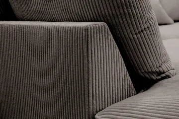 Rossita Lyx 6-sits Vänstervänd U-formad Extra djup Soffa med Divan och Schäslong i Manchester - Taupe - Möbler - Soffa - U-soffa