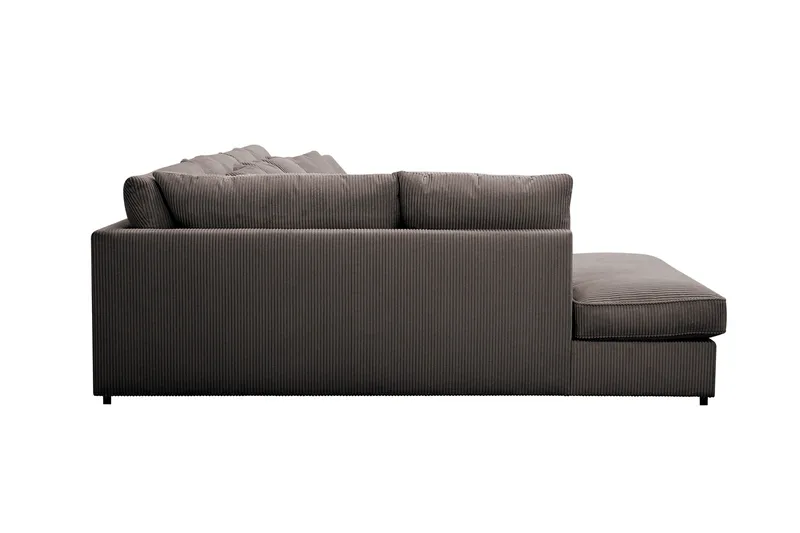 Rossita Lyx 6-sits Vänstervänd U-formad Extra djup Soffa med Divan och Schäslong i Manchester - Taupe - Möbler - Soffa - U-soffa