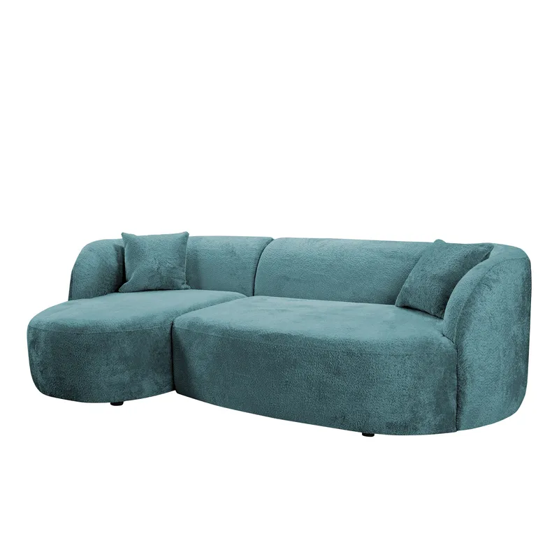 Rylian 3-sits Soffa med divan, turkos