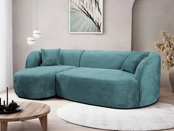 Rylian 3-sits Soffa med divan - turkos - Möbler - Soffa - Divansoffor & schäslongsoffa