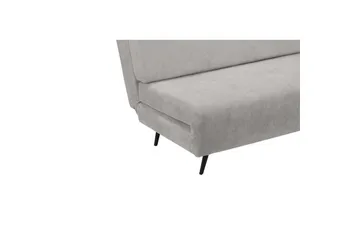 Sängsoffa Mallory Ljusgrå, Linnetyg/Metall/Trä - Ljusgrå, Linnetyg/Metall/Trä - Möbler - Soffa - Bäddsoffa