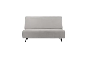 Sängsoffa Mallory Ljusgrå, Linnetyg/Metall/Trä - Ljusgrå, Linnetyg/Metall/Trä - Möbler - Soffa - Bäddsoffa