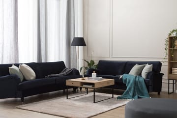 Howard soffa utan divan & schäslong Bloomington Howard Classic Sammetssoffa 3,5-sits Vera 4, Blå Sammet - Möbler - Soffa - 3 sits soffa