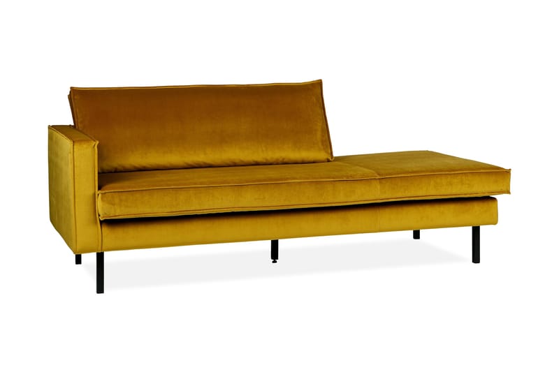 Lissbon Dagbädd Vänster - Ockra - Möbler - Soffa - Sammetssoffa
