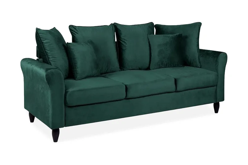 Paretti Soffa Sammet, Grön