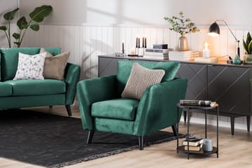 Trend 2-sits Sammetssoffa - Grön - Möbler - Soffa - Sammetssoffa